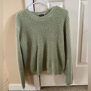 Girls Art Class Crew Neck Waffle Sweater